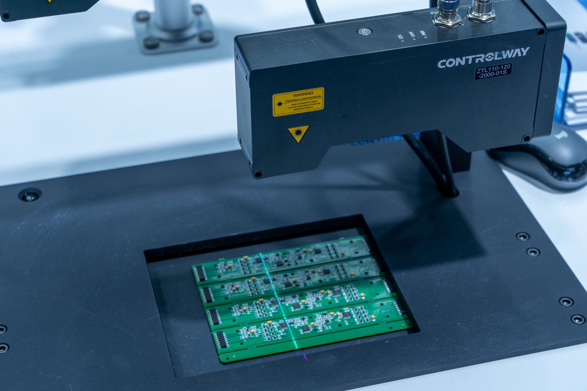Close-up of a PCB inspection machine in action, highlighting technology. — Drone Programs in Modern Emergency Management Plan
